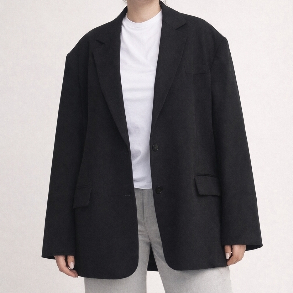 Oversized Black Blazer
